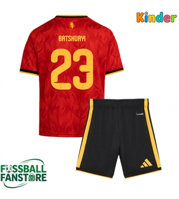 Belgien Michy Batshuayi #23 Replik Heimtrikot Kinder WM 2026 Kurzarm (+ Kurze Hosen)
